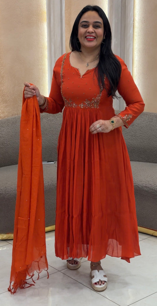 MUL CHANDERI TOP,BOTTOM AND DUPATTA - IHA 33157