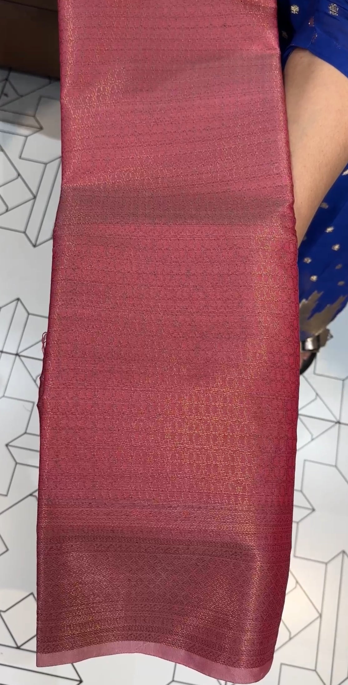 SEMI BROCADE SAREES - IHA 18375