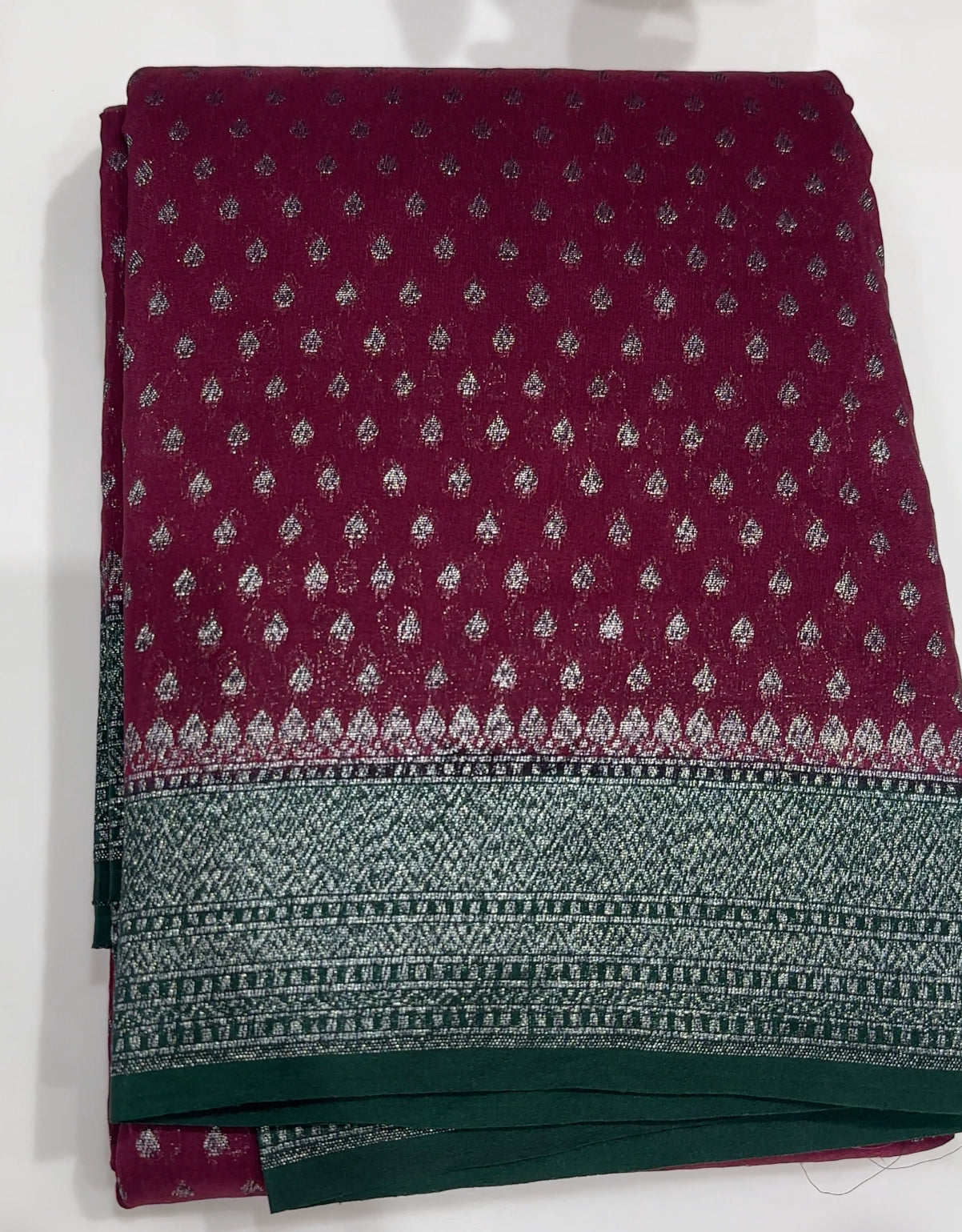 SEMI BANARASI SAREES - IHA 27894