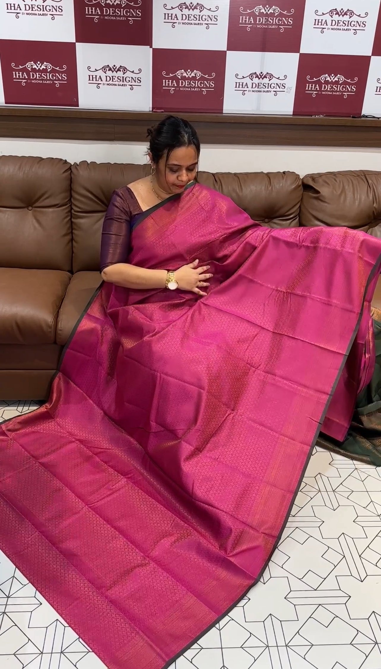 FORWARD SEMI SILK SAREE - IHA 15005