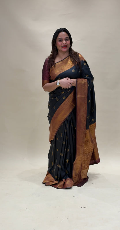 SEMI SOFT SILK SAREE - IHA 17493