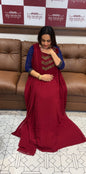 IHA'S IN-HOUSE HAND WORKED UNSTITCHED SALWAR SUITS - IHA 16612