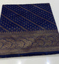 SEMI BANARASI SAREES - IHA 17149