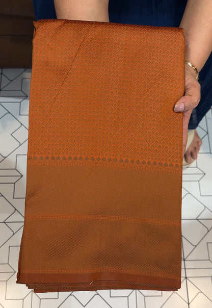 SEMI BANARASI SAREE - IHA 18194