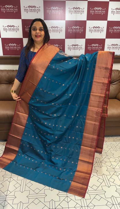 DESIGNER KANCHIPURAM SILK SAREE - IHA 19134