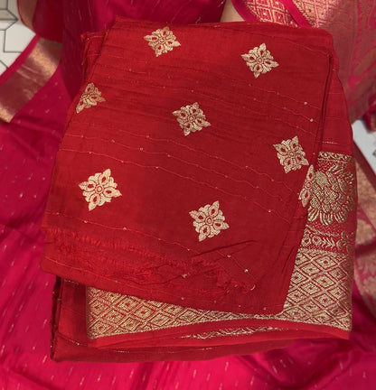 SILK BANARASI SAREES - IHA 17791