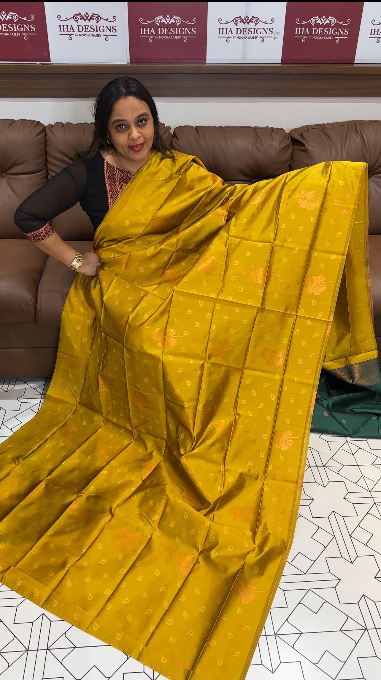 BUDGET BUY SEMI SILK SAREES - IHA 18552