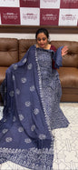 BATIK PRINTED UNSTITCHED SALWAR SUITS - IHA 16053