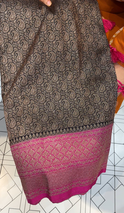 SEMI KATAN SAREE - IHA 18224