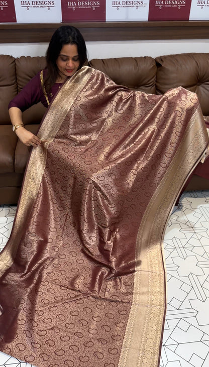 SEMI KATAN SAREES - IHA 17731