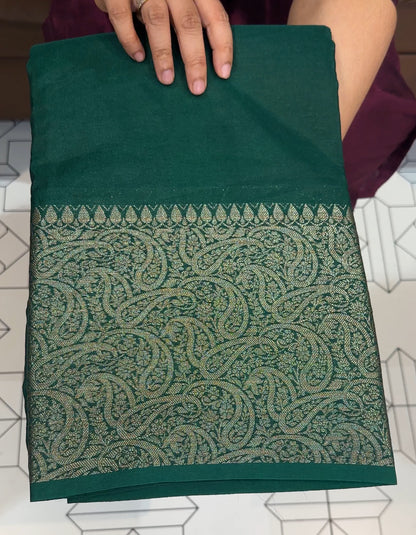 SEMI BANARASI SAREES - IHA 17738