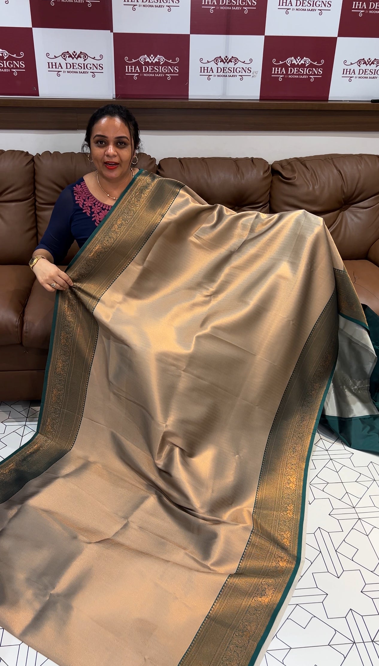 BUDGET BUY SEMI SILK SAREE - IHA 15900