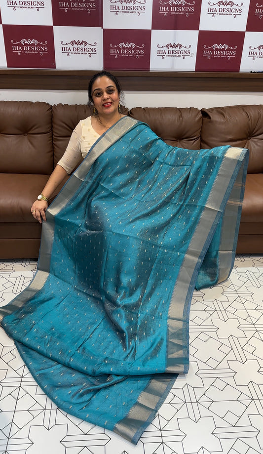 FORWARD SHIMMER TISSUE SAREE - IHA 16047