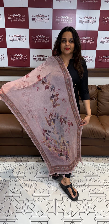 PRINTED DUPATTA - IHA 16973