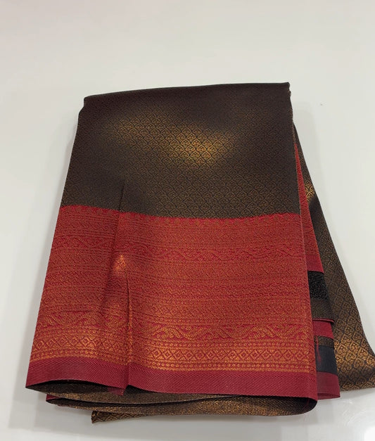 BUDGET BUY SEMI SILK SAREE - IHA 16911