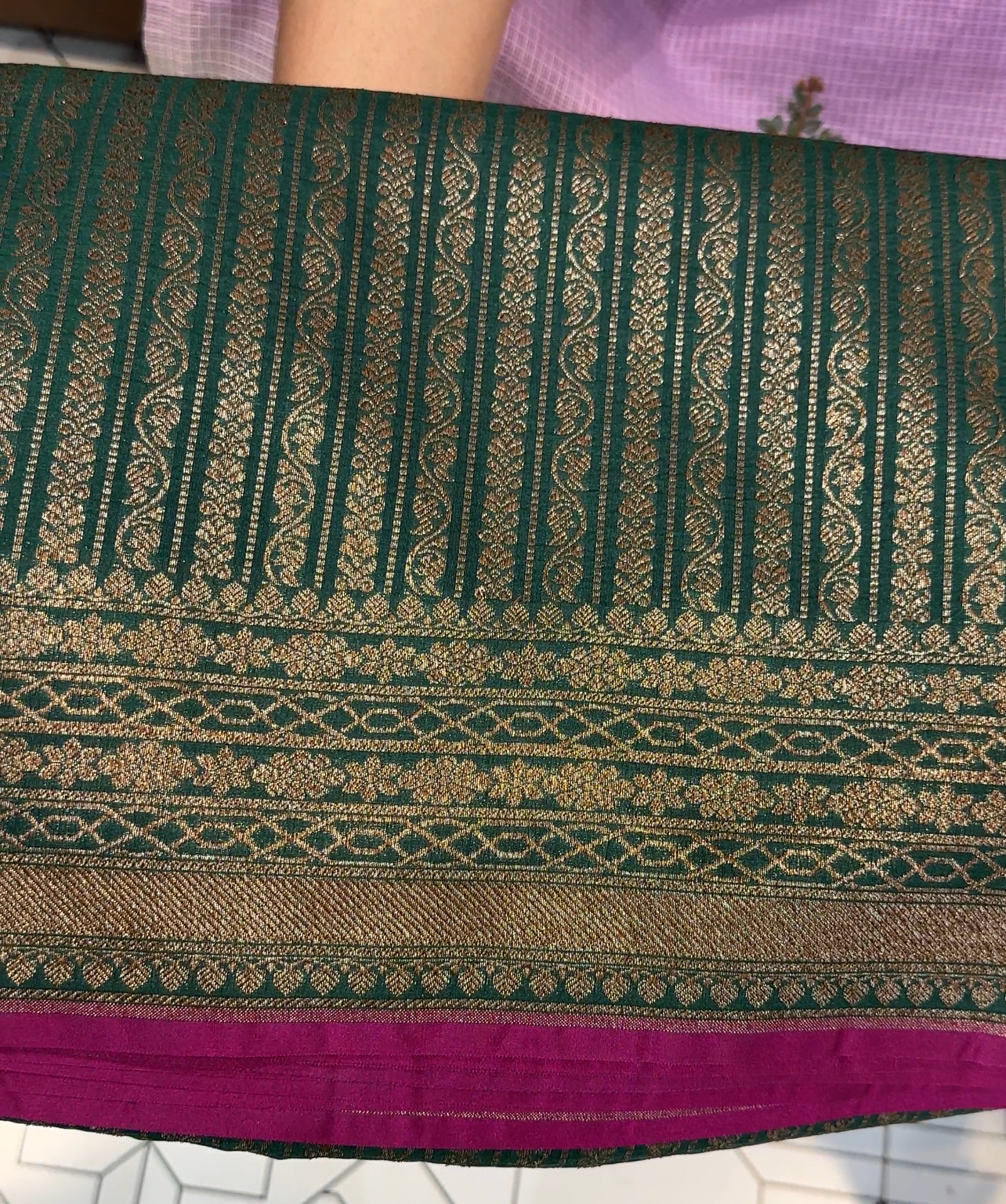 KATAN BANARASI SAREE - IHA 19206