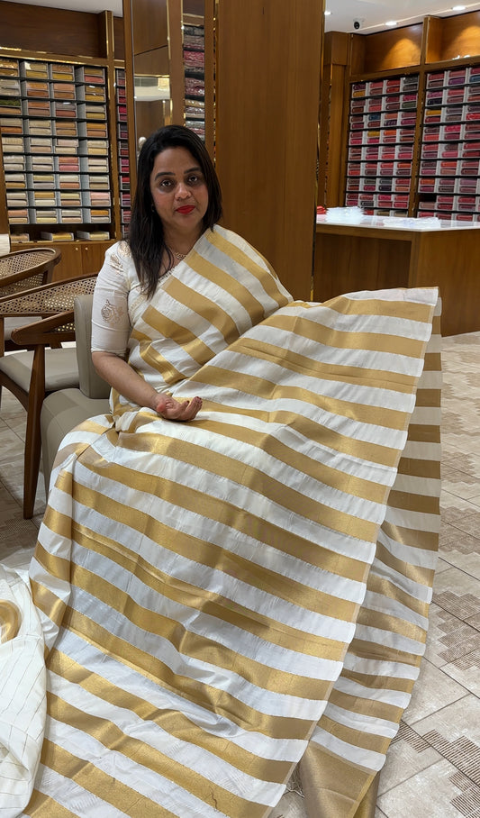 MALAI CHANDERI ONAM SAREES - IHA 25351