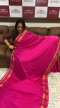 BUDGET BUY SEMI CRAPE SAREE - IHA 19121