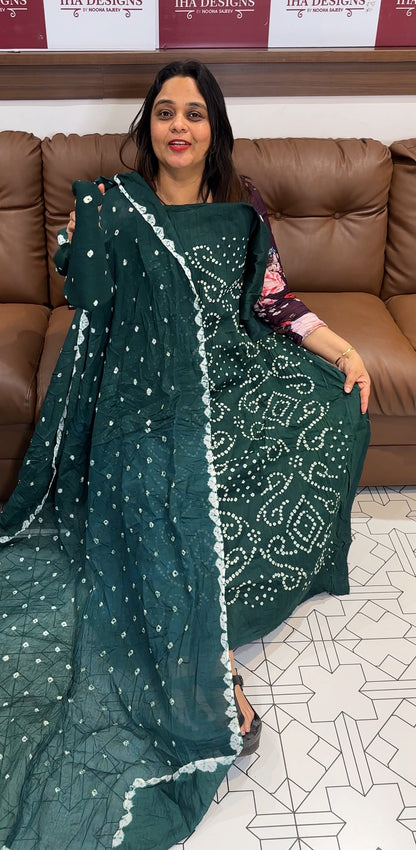 COTTON PRINTED UNSTITCHED SALWAR SUITS - IHA 18022