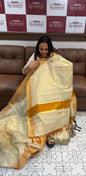 READY TO WEAR TISSUE  SAREES - IHA 15873