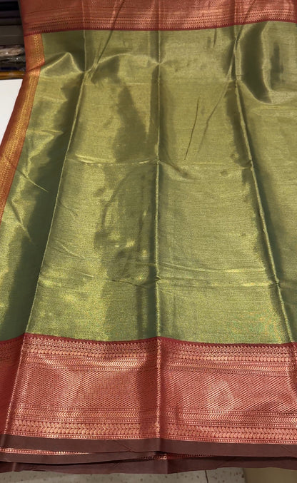 SEMI KANCHIPURAM SAREE - IHA 16287