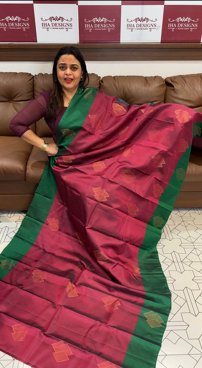 DESIGNER SOFT SILK SAREES - IHA 19041