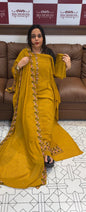 GEORGETTE  UNSTITCHED SALWAR SUITS - IHA 16942