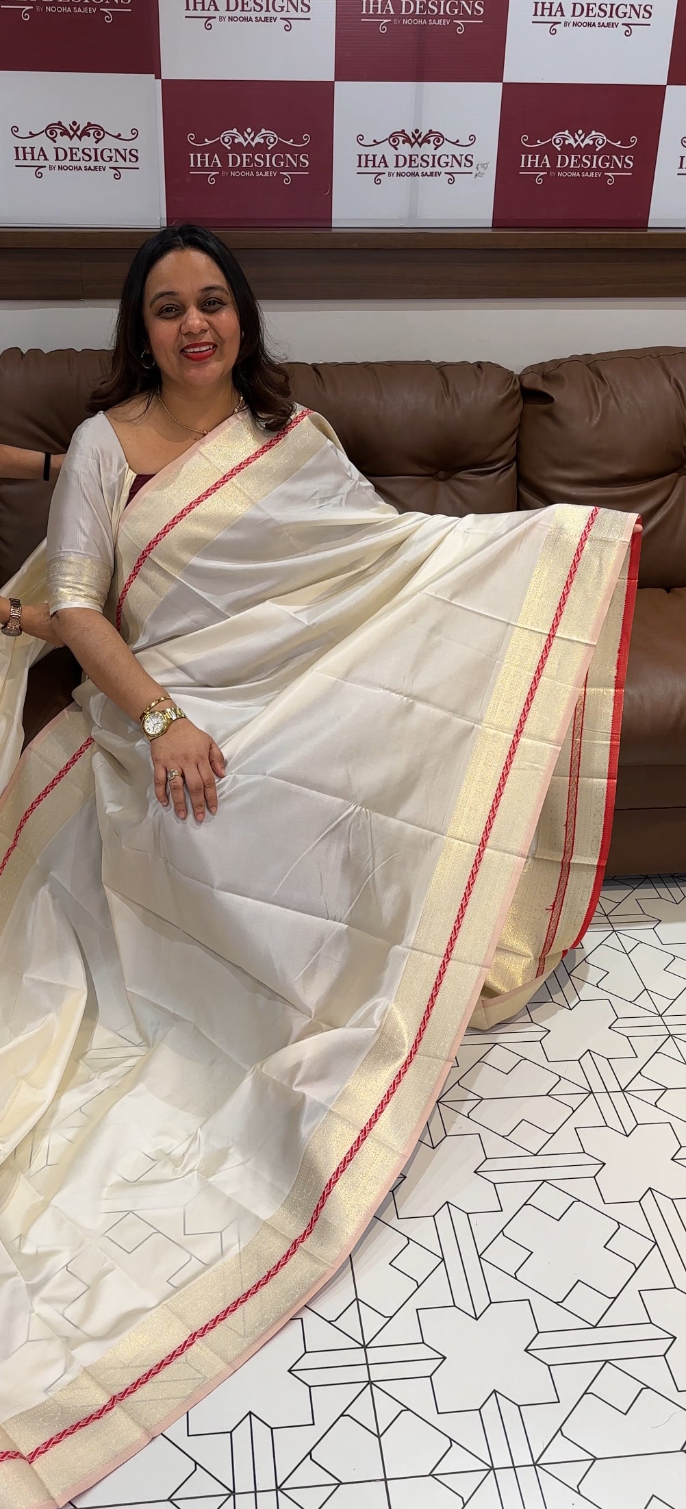 BUDGET BUY SEMI SILK SAREE - IHA 15501