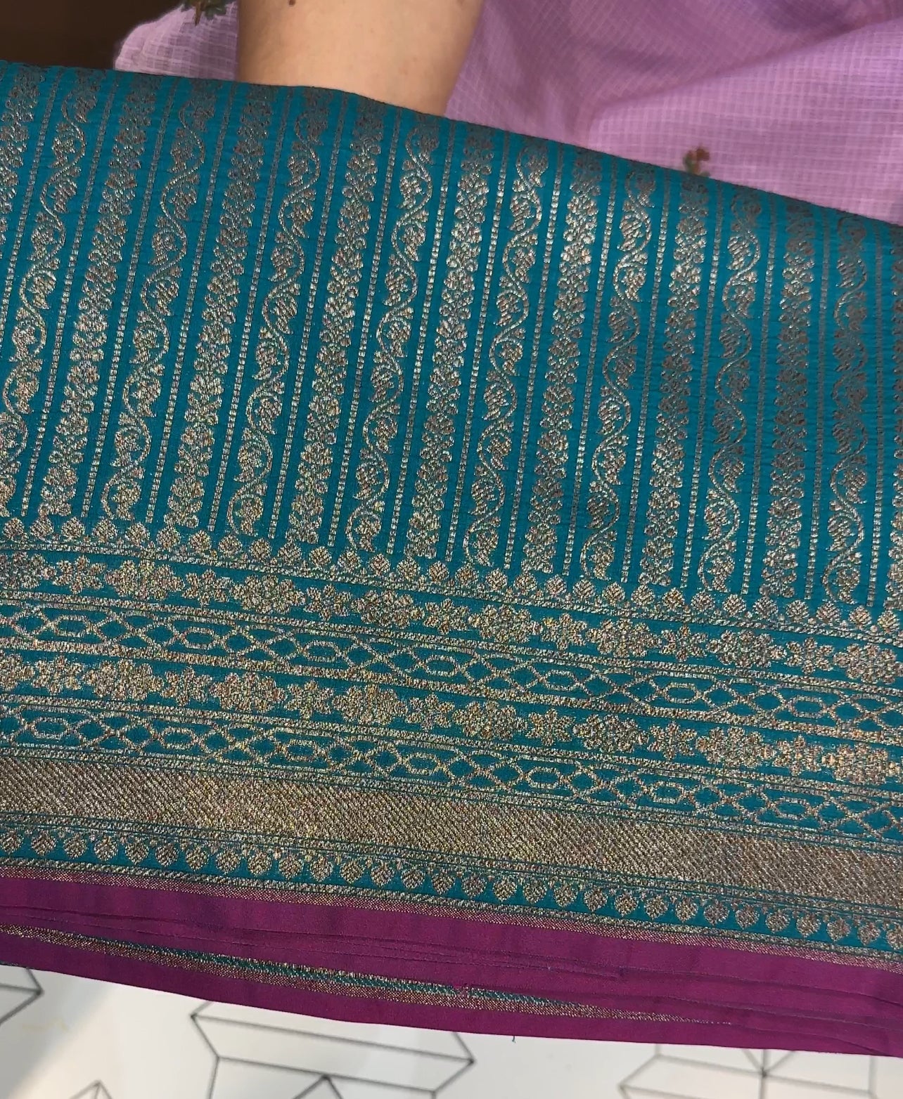 KATAN BANARASI SAREE - IHA 19206