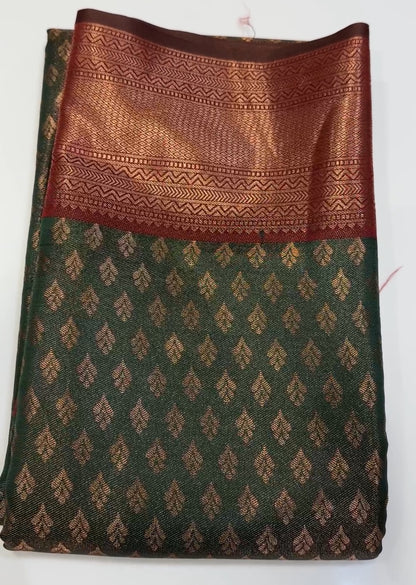 SEMI SILK SAREES - IHA 18713