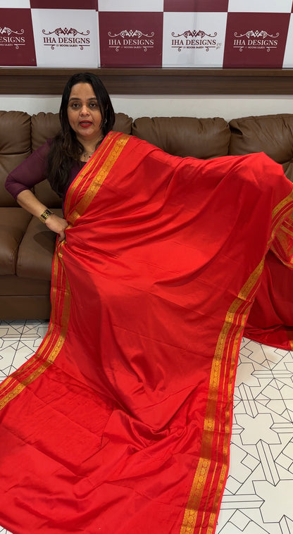 BUDGET BUY SEMI CRAPE SAREE - IHA 19121