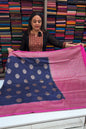 SEMI BANARASI SAREES - IHA 18730