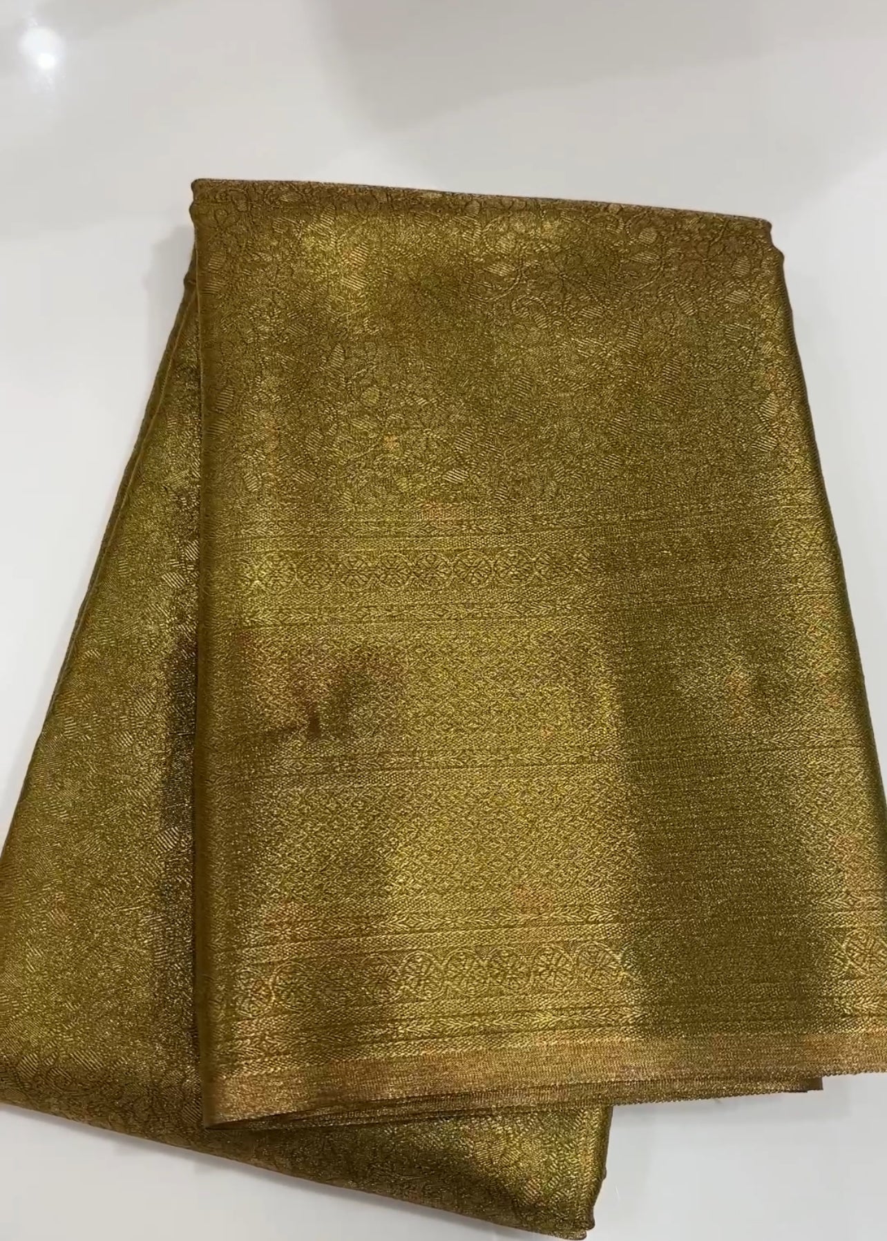 TISSUE KANCHIPURAM SILK SAREE - IHA 19303