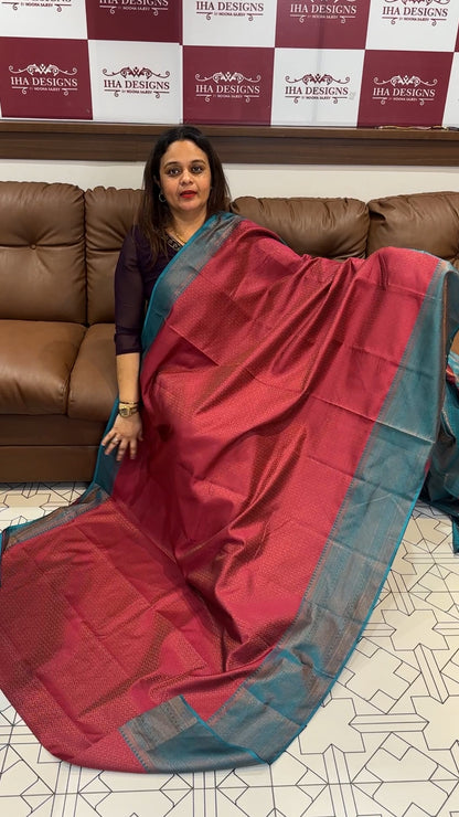 BUDGET BUY SEMI SILK SAREE - IHA 14539