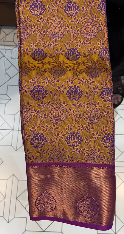 DESIGNER KANCHIPURAM SILK SAREE - IHA  18446