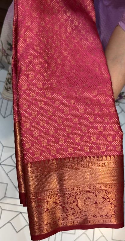 DESIGNER KANCHIPURAM SILK SAREE - IHA 19201