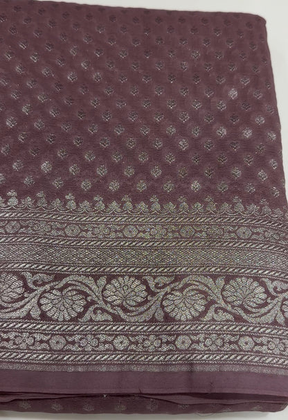 VISCOSE BANARASI SAREES - IHA 17442