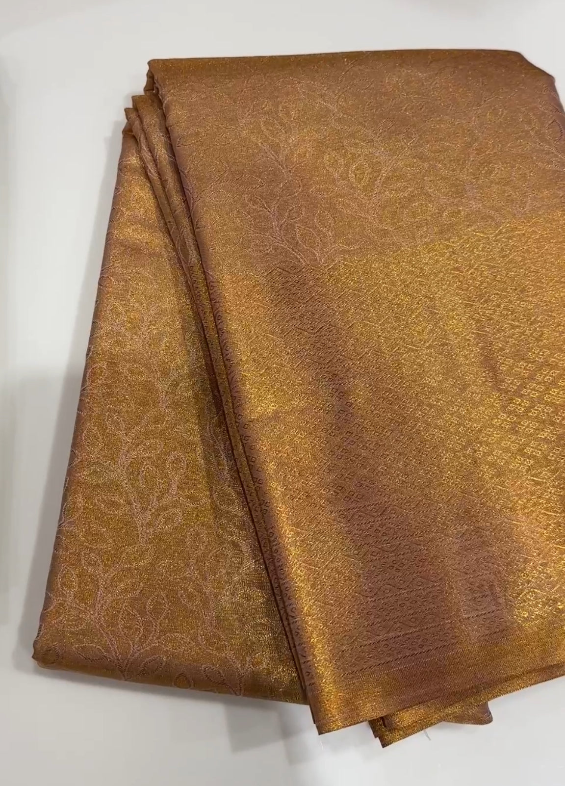 TISSUE KANCHIPURAM SILK SAREE - IHA 19303