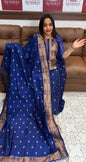 SILK KATAN UNSTITCHED SALWAR SUITS - IHA 18796