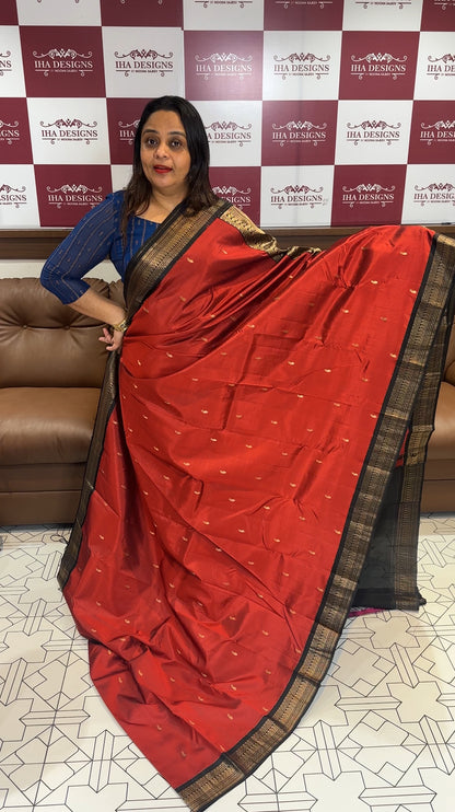 DESIGNER KANCHIPURAM SILK SAREE - IHA 19134