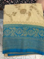 SEMI BANARASI SAREE - IHA 19208