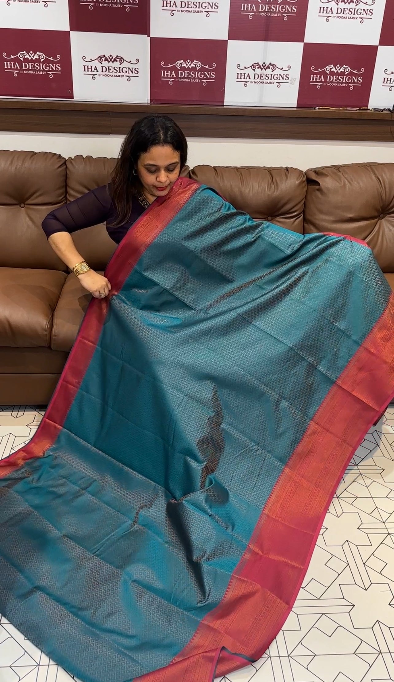 BUDGET BUY SEMI SILK SAREE - IHA 14539