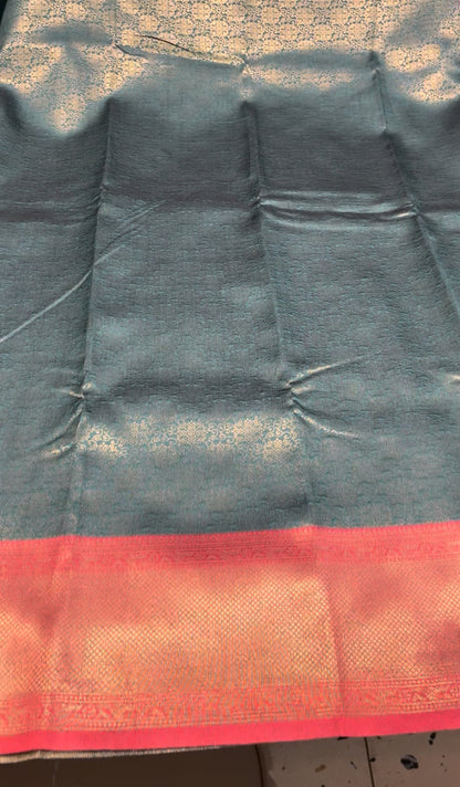 BUDGET BUY SEMI SILK  SAREE - IHA 18011