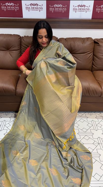 SEMI SOFT SILK SAREE - IHA 19272