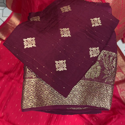 SILK BANARASI SAREES - IHA 17791