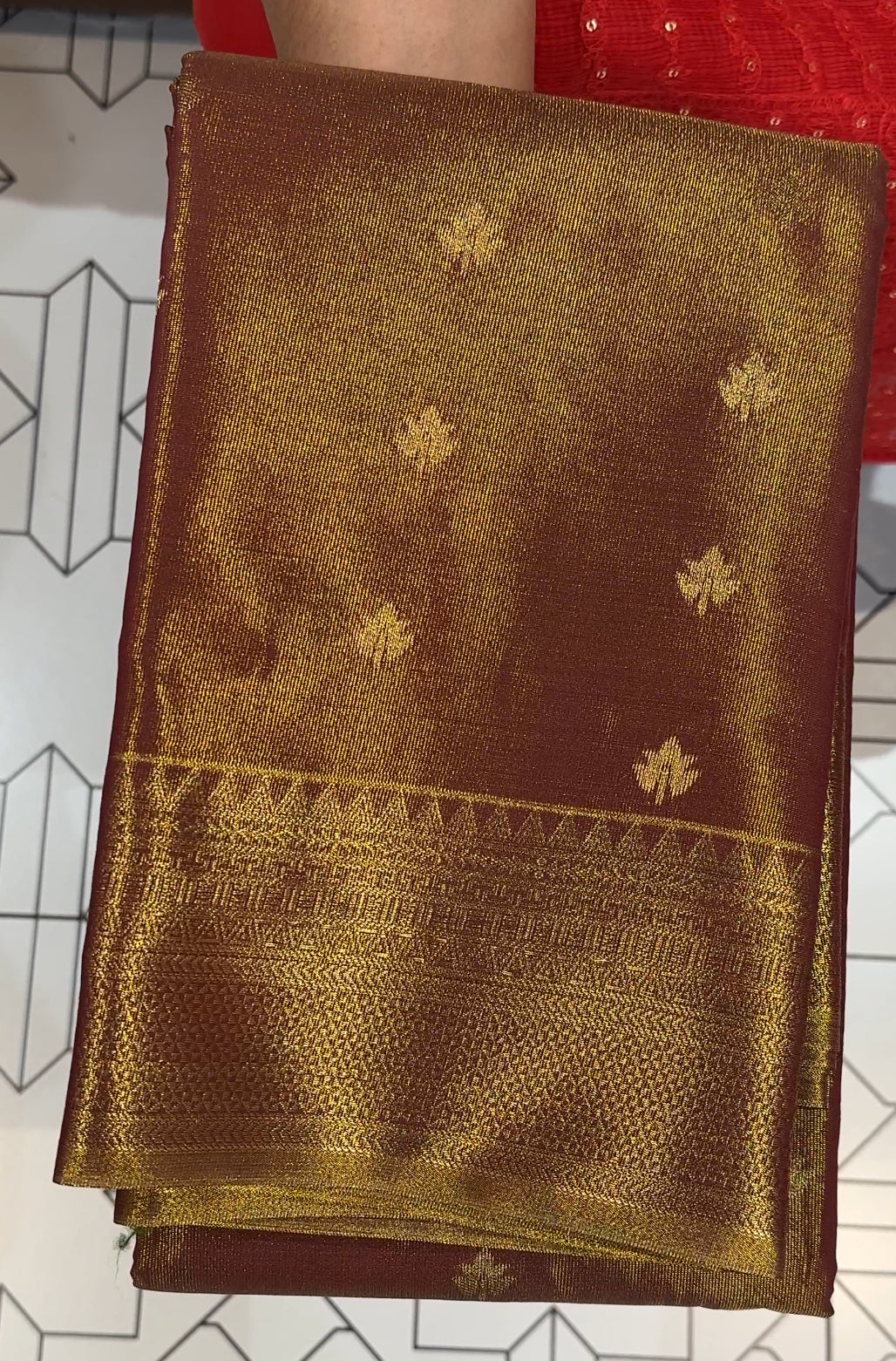 TISSUE SILK SAREES - IHA 19401