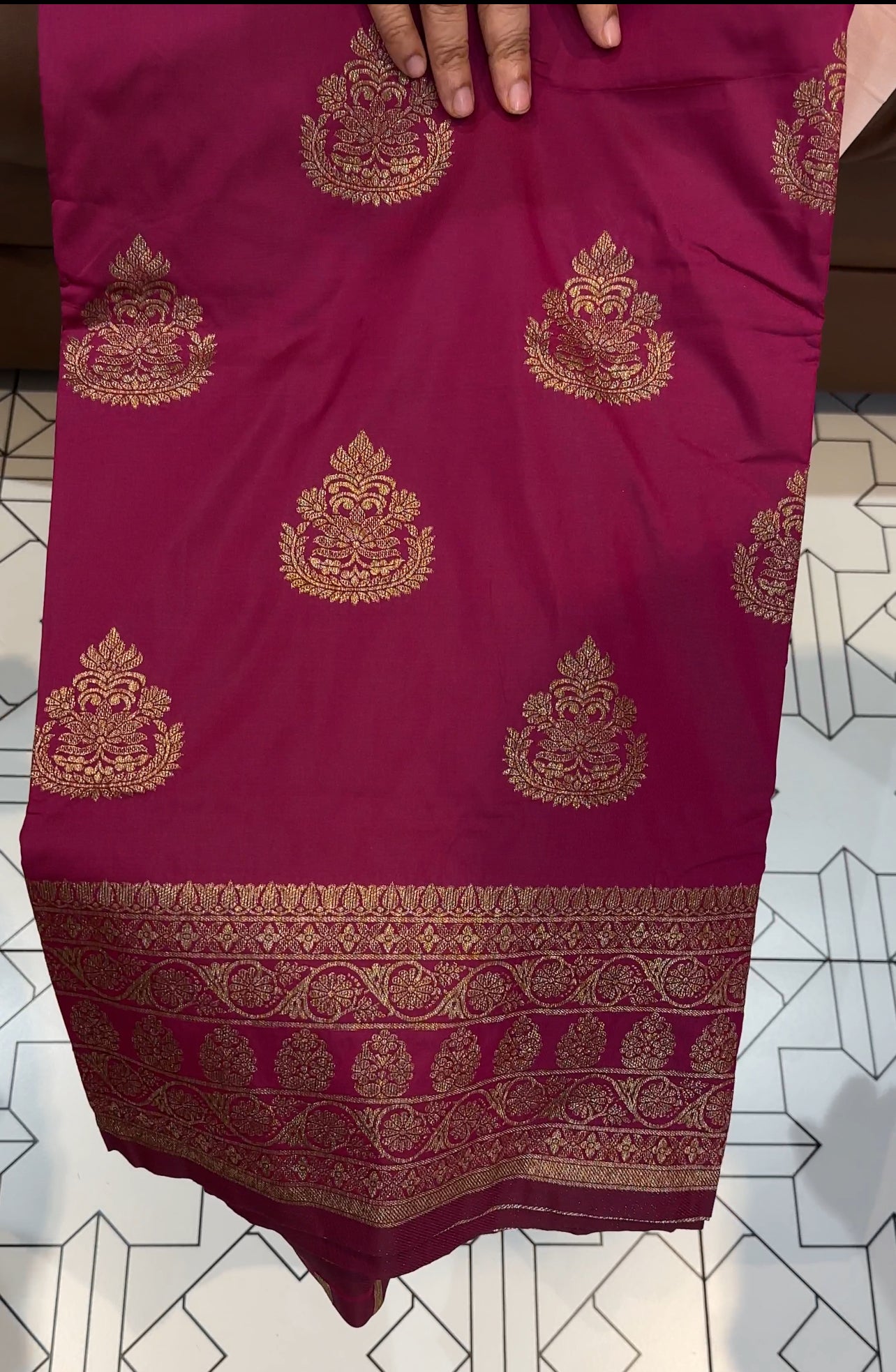 FORWARD SEMI BANARASI SAREES - IHA 18720