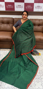 HANDLOOM COTTON SAREE - IHA 15366