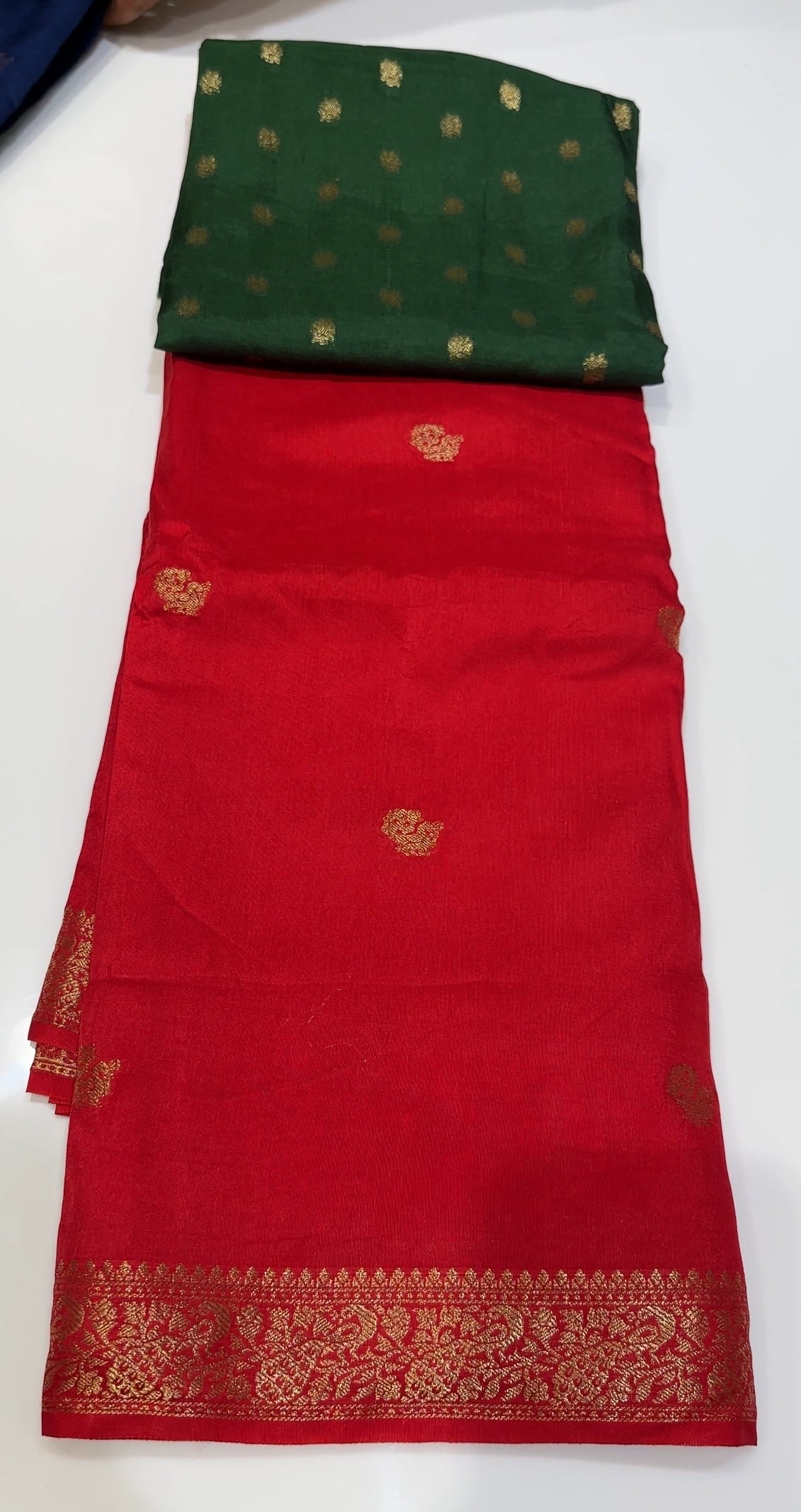 SILK BANARSI SAREE - IHA 16568