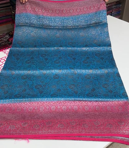 SEMI KATAN SAREES  - IHA 15211